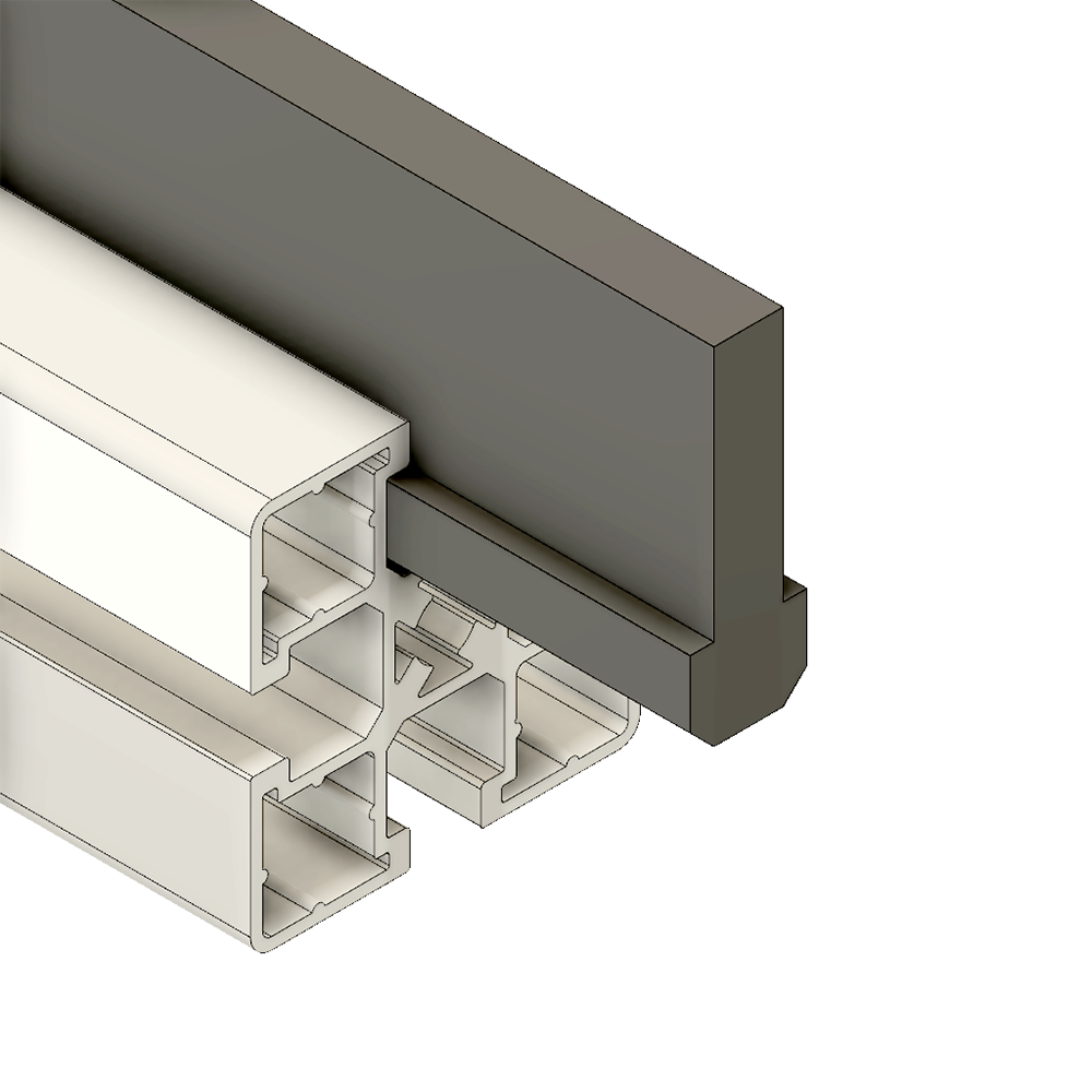 61-240-0 MODULAR SOLUTIONS SLIDE PROFILE<br>PROFILE GUIDE 40MM, 2M